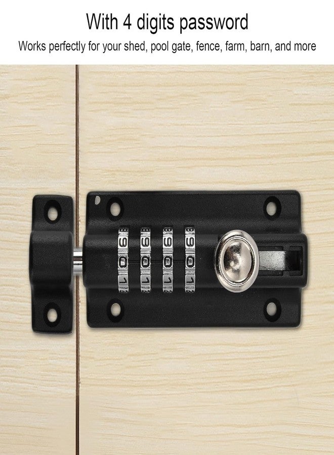 Swabs® Code Lock Drawer Cabinet Padlock Hasp Cam Gate Latch With Screws for Furniture Mailbox Closet - Image 2